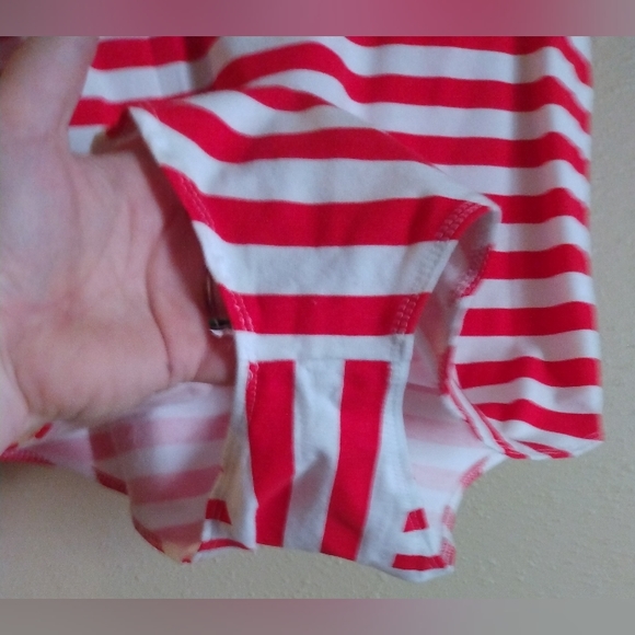 NWT Women's USA flag striped bodysuit Size XL - Picture 3 of 3